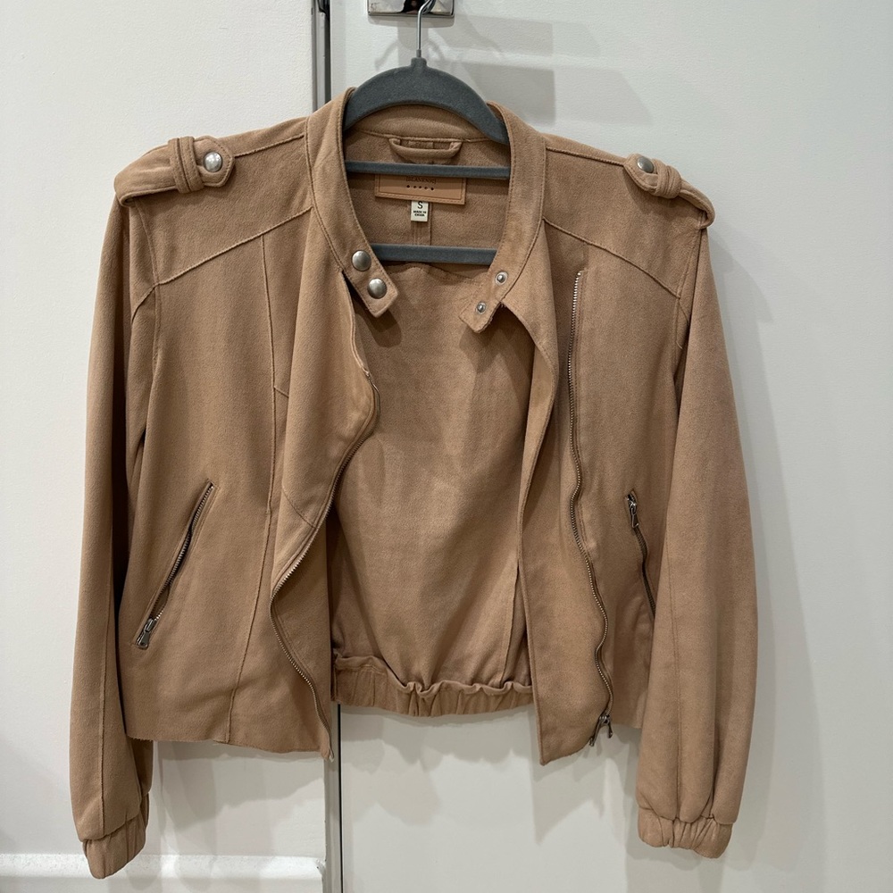 Tan suede jacket from Nordstrom